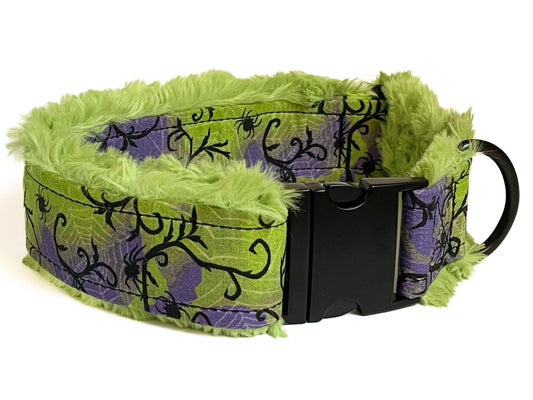 1.5" Green and Purple Spiders